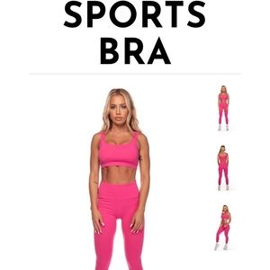 Saski Collection SOLD OUT fuchsia pink sports bra